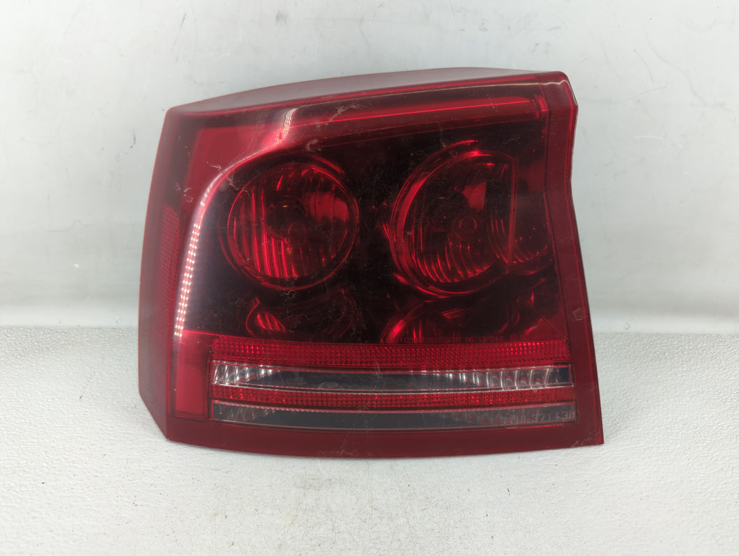 2006-2008 Dodge Charger Tail Light Assembly Driver Left OEM P/N:58622 E Fits Fits 2006 2007 2008 OEM Used Auto Parts