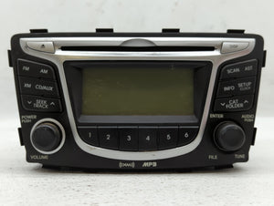 2013 Hyundai Accent Radio AM FM Cd Player Receiver Replacement P/N:96170-1R1004X Fits OEM Used Auto Parts