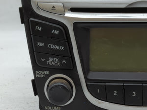 2013 Hyundai Accent Radio AM FM Cd Player Receiver Replacement P/N:96170-1R1004X Fits OEM Used Auto Parts