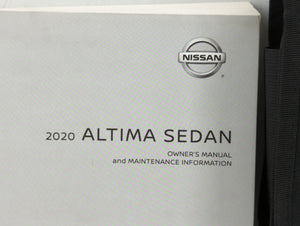 2020 Nissan Altima Owners Manual Book Guide OEM Used Auto Parts