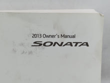 2013 Hyundai Sonata Owners Manual Book Guide OEM Used Auto Parts