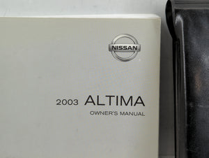 2003 Nissan Altima Owners Manual Book Guide OEM Used Auto Parts