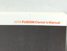 2019 Ford Fusion Owners Manual Book Guide OEM Used Auto Parts