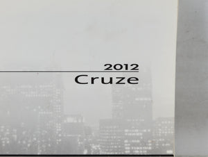 2012 Chevrolet Cruze Owners Manual Book Guide OEM Used Auto Parts