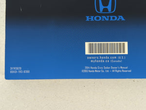 2014 Honda Civic Owners Manual Book Guide OEM Used Auto Parts