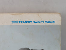 2018 Ford Transit Owners Manual Book Guide OEM Used Auto Parts