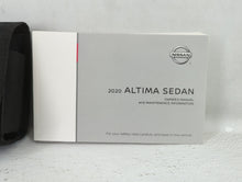 2020 Nissan Altima Owners Manual Book Guide OEM Used Auto Parts