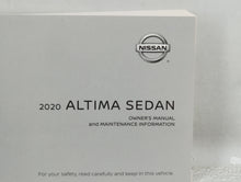 2020 Nissan Altima Owners Manual Book Guide OEM Used Auto Parts