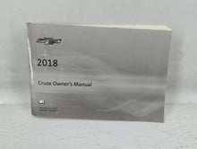 2018 Chevrolet Cruze Owners Manual Book Guide OEM Used Auto Parts