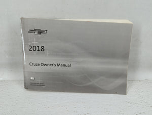 2018 Chevrolet Cruze Owners Manual Book Guide OEM Used Auto Parts