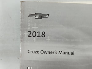 2018 Chevrolet Cruze Owners Manual Book Guide OEM Used Auto Parts