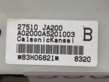 2007-2008 Nissan Altima Climate Control Module Temperature AC/Heater Replacement P/N:83H06821 27510 JA200 Fits Fits 2007 2008 OEM Used Auto Parts