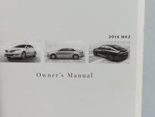 2014 Lincoln Mkz Owners Manual Book Guide P/N:EH6J 19A321 AA OEM Used Auto Parts