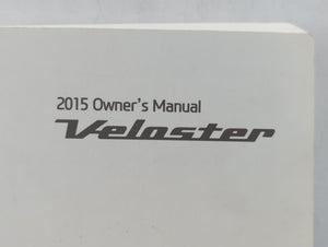 2015 Hyundai Veloster Owners Manual Book Guide P/N:F2V0-EU40E OEM Used Auto Parts