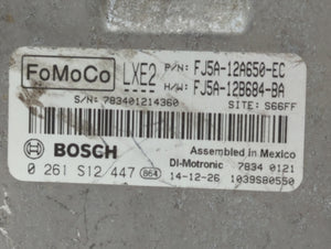 2013 Ford Escape PCM Engine Control Computer ECU ECM PCU OEM P/N:FJ5A-12B684-BA FJ5A-12A650-DC, CV6A-12B684-CA Fits OEM Used Auto Parts