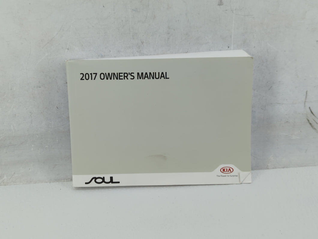 2017 Kia Soul Owners Manual Book Guide OEM Used Auto Parts