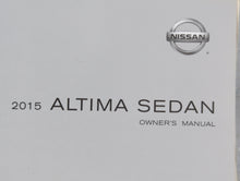 2015 Nissan Altima Owners Manual Book Guide OEM Used Auto Parts