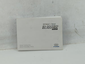 2013 Hyundai Elantra Owners Manual Book Guide OEM Used Auto Parts