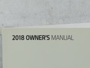 2018 Kia Optima Owners Manual Book Guide OEM Used Auto Parts