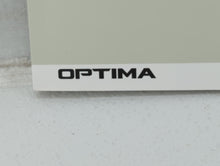 2018 Kia Optima Owners Manual Book Guide OEM Used Auto Parts