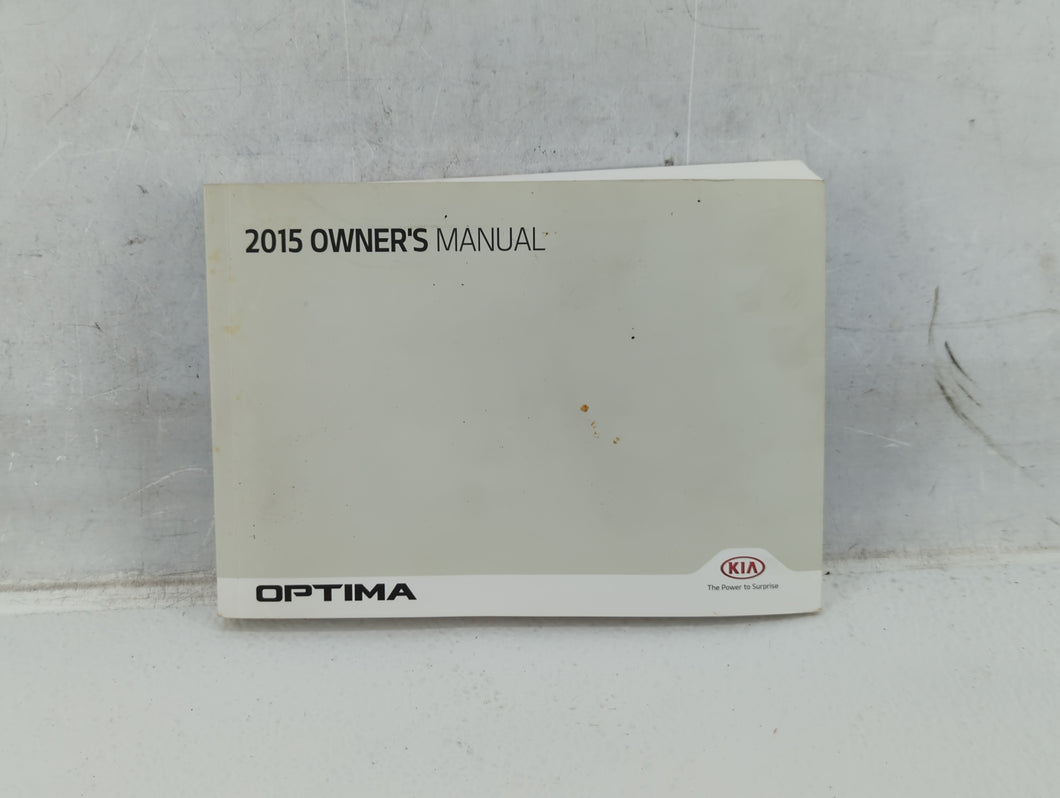 2015 Kia Optima Owners Manual Book Guide OEM Used Auto Parts