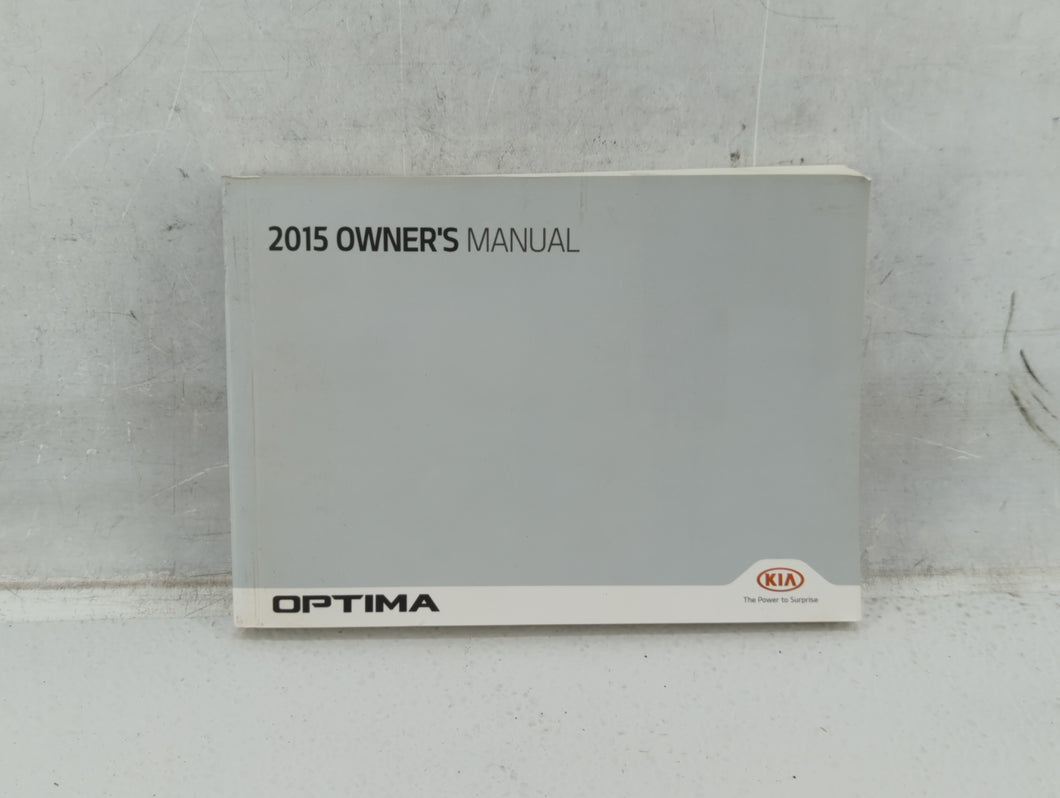 2015 Kia Optima Owners Manual Book Guide OEM Used Auto Parts