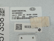 2019-2021 Kia Forte PCM Engine Control Computer ECU ECM PCU OEM P/N:39199-2E036 Fits Fits 2019 2020 2021 OEM Used Auto Parts