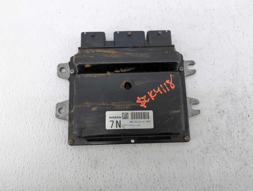 2007 Nissan Altima PCM Engine Control Computer ECU ECM PCU OEM P/N:MEC120-020 F1 MEC120-010 F1, MEC120-021 A1 Fits OEM Used Auto Parts