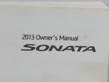 2013 Hyundai Sonata Owners Manual Book Guide OEM Used Auto Parts