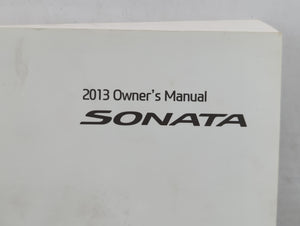 2013 Hyundai Sonata Owners Manual Book Guide OEM Used Auto Parts