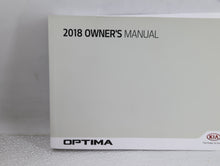 2018 Kia Optima Owners Manual Book Guide OEM Used Auto Parts