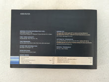 2012 Hyundai Sonata Owners Manual Book Guide P/N:A3SO-EU15A OEM Used Auto Parts