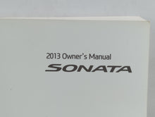 2013 Hyundai Sonata Owners Manual Book Guide P/N:A3S0-EU29C OEM Used Auto Parts