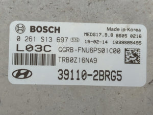 2015-2017 Hyundai Accent PCM Engine Control Computer ECU ECM PCU OEM P/N:0261 S13 697 39110-2BRG5 Fits Fits 2015 2016 2017 OEM Used Auto Parts