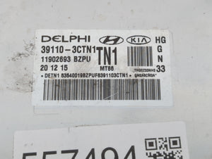 2015-2017 Hyundai Azera PCM Engine Control Computer ECU ECM PCU OEM P/N:39110-3CTN0 39110-3CTN2 Fits Fits 2015 2016 2017 OEM Used Auto Parts