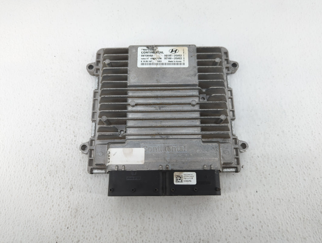 2016 Hyundai Santa Fe PCM Engine Control Computer ECU ECM PCU OEM P/N:39100-2GAE2 39130-2GAE2, 39130-2GAE4, 39100-2GAE4 Fits OEM Used Auto Parts