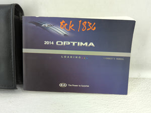 2014 Kia Optima Owners Manual Book Guide P/N:A4CO-EU30C OEM Used Auto Parts