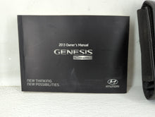 2013 Hyundai Genesis Owners Manual Book Guide P/N:D2M0-EU381 OEM Used Auto Parts