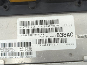 2006 Chrysler 300 PCM Engine Control Computer ECU ECM PCU OEM P/N:P04606838AC Fits OEM Used Auto Parts