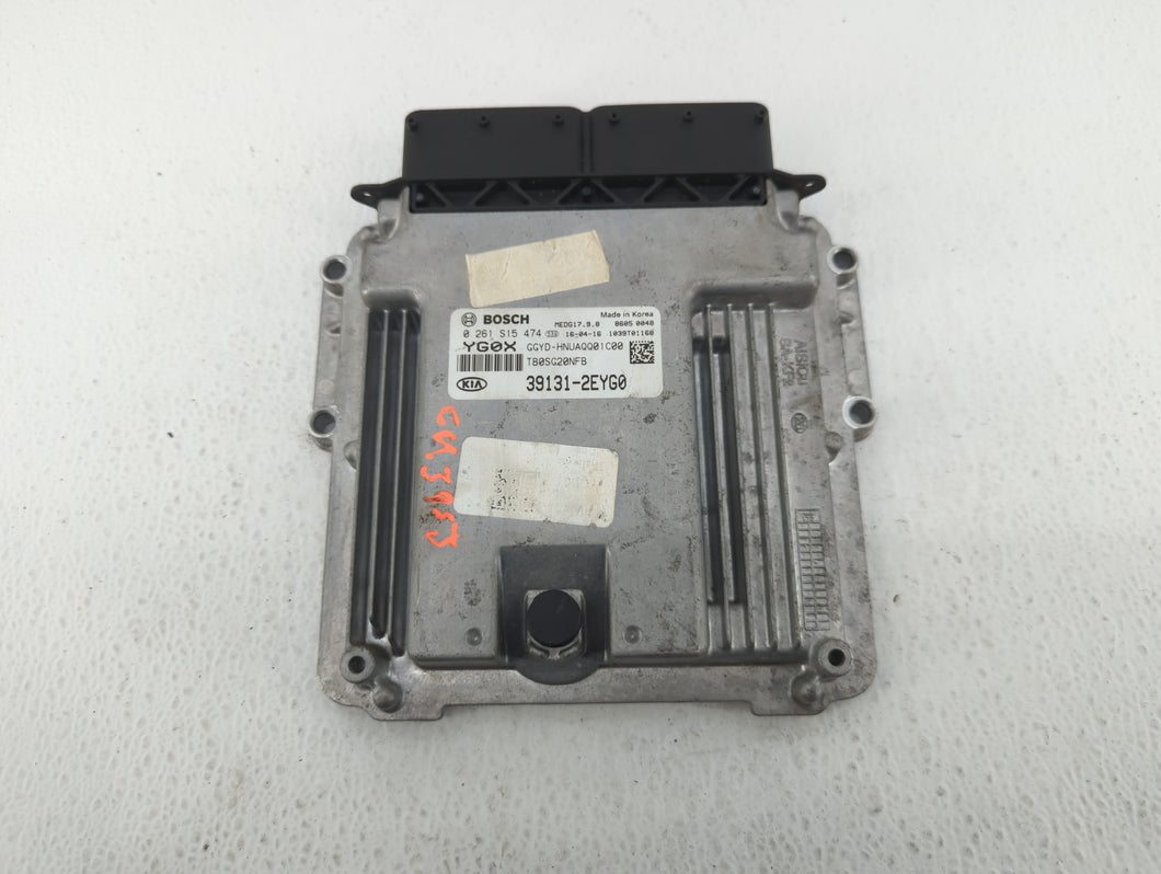 2017-2018 Kia Forte PCM Engine Control Computer ECU ECM PCU OEM P/N:39131-2EYG0 Fits Fits 2017 2018 OEM Used Auto Parts