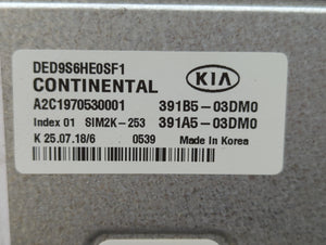 2019-2020 Kia Niro PCM Engine Control Computer ECU ECM PCU OEM P/N:391B5-03DM0 391B1-03DM0 Fits Fits 2019 2020 OEM Used Auto Parts