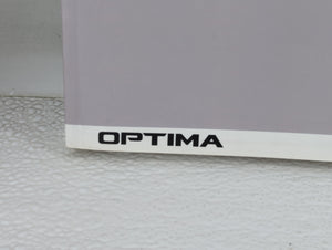 2016 Kia Optima Owners Manual Book Guide OEM Used Auto Parts