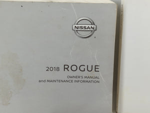 2018 Nissan Rogue Owners Manual Book Guide OEM Used Auto Parts