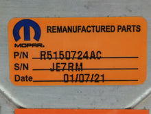 2013 Chrysler Town & Country PCM Engine Control Computer ECU ECM PCU OEM P/N:P05150724AC Fits OEM Used Auto Parts