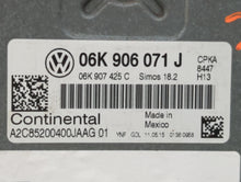 2015 Volkswagen Passat PCM Engine Control Computer ECU ECM PCU OEM P/N:06K 906 071 J Fits OEM Used Auto Parts