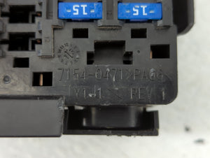 2013-2015 Cadillac Ats Fusebox Fuse Box Panel Relay Module P/N:7154-7600-30 Fits 2013 2014 2015 OEM Used Auto Parts