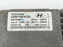 2011-2014 Hyundai Sonata PCM Engine Control Computer ECU ECM PCU OEM P/N:39101-2G693 Fits Fits 2011 2012 2013 2014 OEM Used Auto Parts