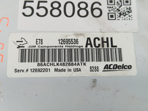 2017-2021 Chevrolet Trax PCM Engine Control Computer ECU ECM PCU OEM P/N:12695536 Fits Fits 2017 2018 2019 2020 2021 OEM Used Auto Parts