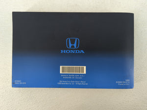 2014 Honda Civic Owners Manual Book Guide P/N:00X31-TR3-6210 OEM Used Auto Parts