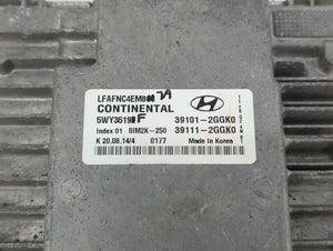 2015-2017 Hyundai Sonata PCM Engine Control Computer ECU ECM PCU OEM P/N:39101-2GGK0 Fits Fits 2015 2016 2017 OEM Used Auto Parts